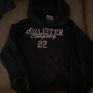 Hollister Company Navy Blue Hoodie (M)